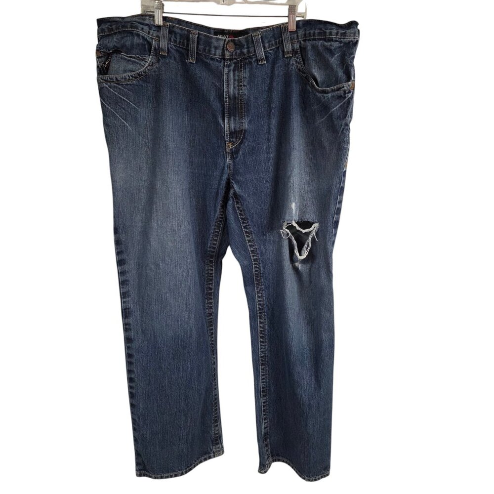 Ariat DSTRESSED Men's Denim Jeans FR M4 Relaxed Boot 48 x 32